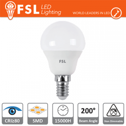 LAMPADA A SFERA 5,5W 4000K E14
