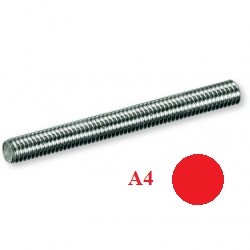 BARRA FILETTATE INOX A4 DIN...